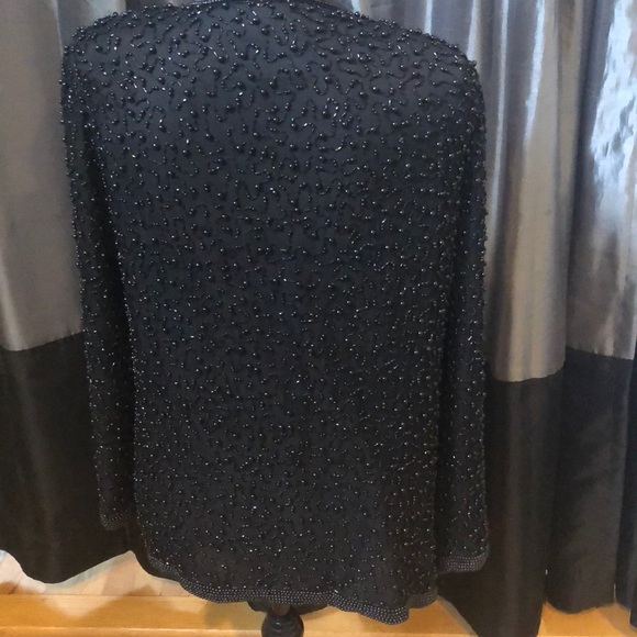 Silk beaded dressy jacket   Perfect condition - Picture 4 of 4